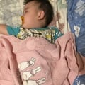 奇哥 恬靜比得兔洞洞棉毯開箱