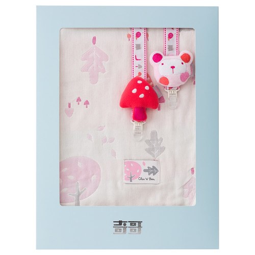 森林家族四層紗小蓋被禮盒