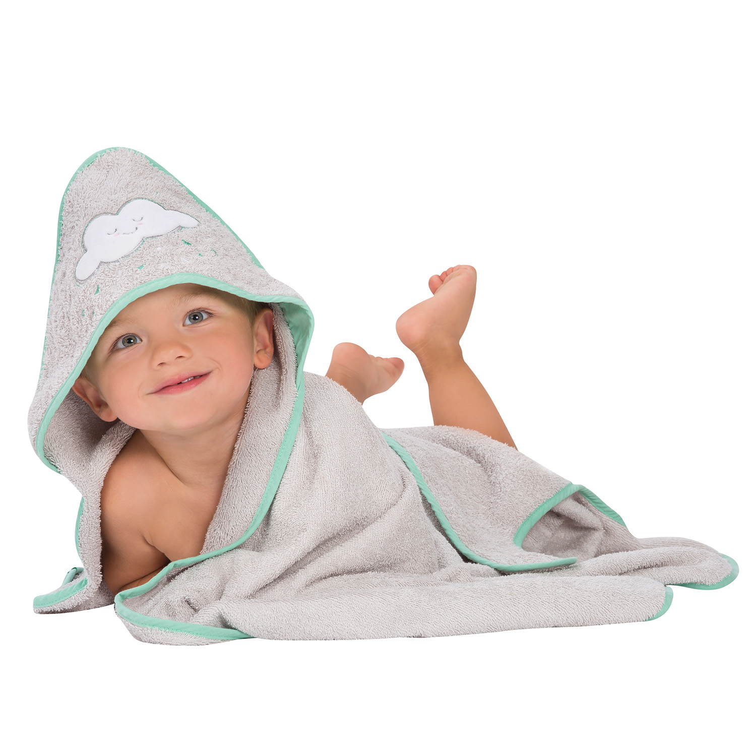 嬰兒睡眠訓練，推薦你選用「ClevaMama 連帽圍裙式寶寶浴巾」！