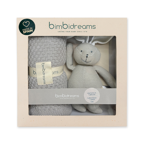 bimbidreams 針織萬用毯+針織小兔子禮盒 bimbidreams 針織萬用毯+針織小兔子禮盒