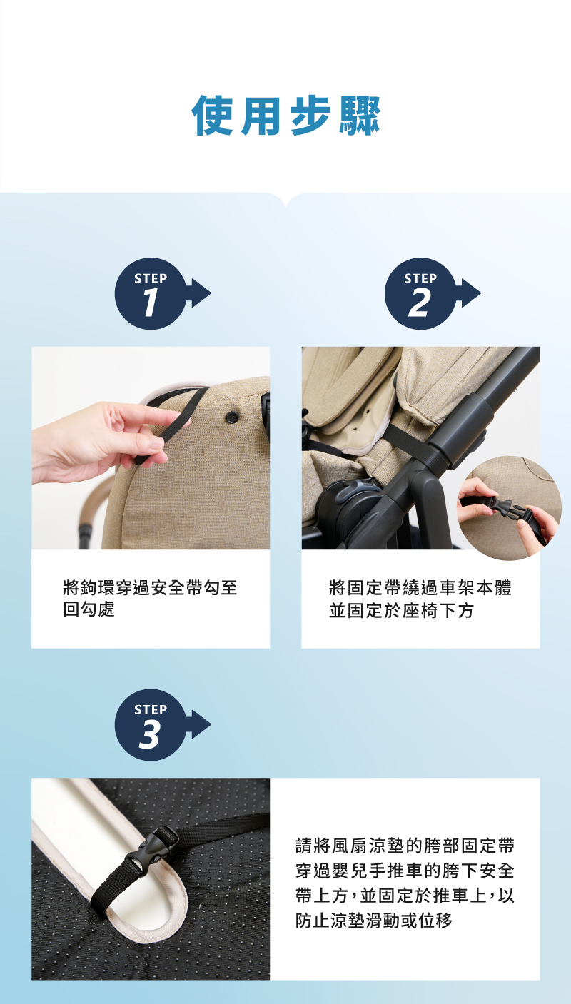 AIRCY智能冰芯冷感涼墊|使用步驟 AIRCY智能冰芯冷感涼墊|使用步驟