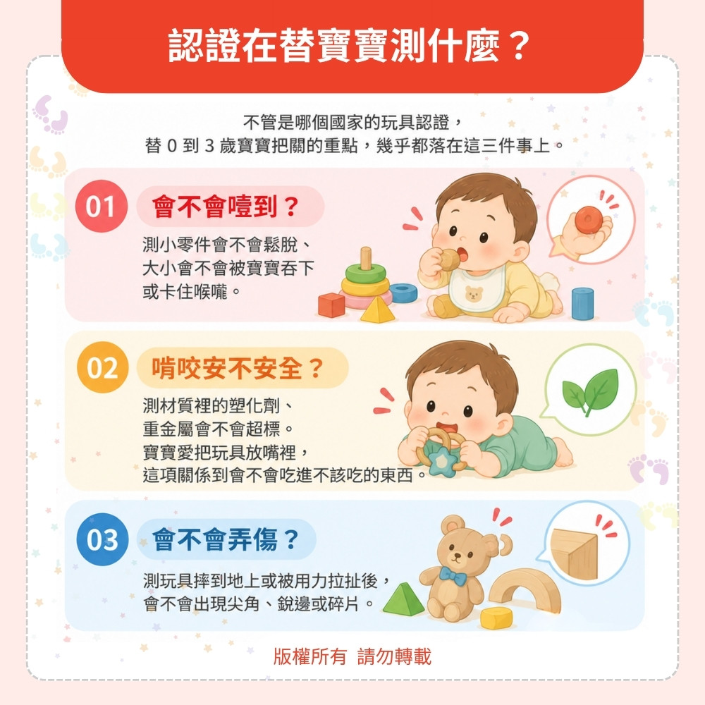 認證在替寶寶測什麼? 認證在替寶寶測什麼?