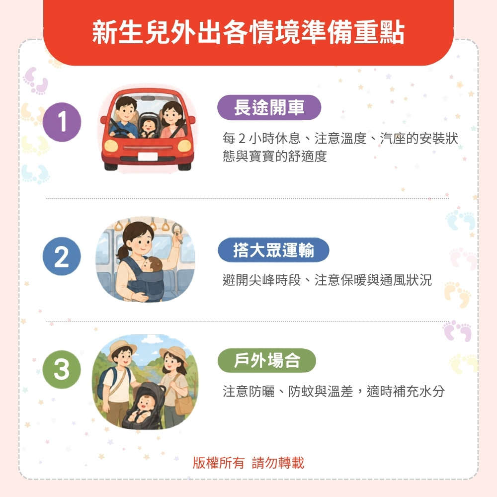 不同情境的外出挑戰:長途開車、搭大眾運輸、戶外場合 不同情境的外出挑戰:長途開車、搭大眾運輸、戶外場合