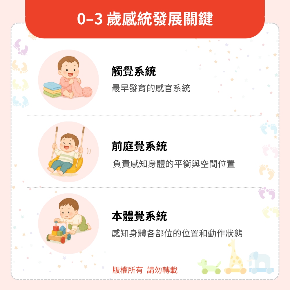 0–3 歲感統發展關鍵 0–3 歲感統發展關鍵